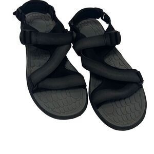 Sperry Waterproof Strap Sandals - size 12 - black